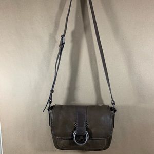 NWT Frye Adelaide crossbody flap bag in stone